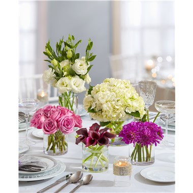 Purple Elegance Centerpiece Package